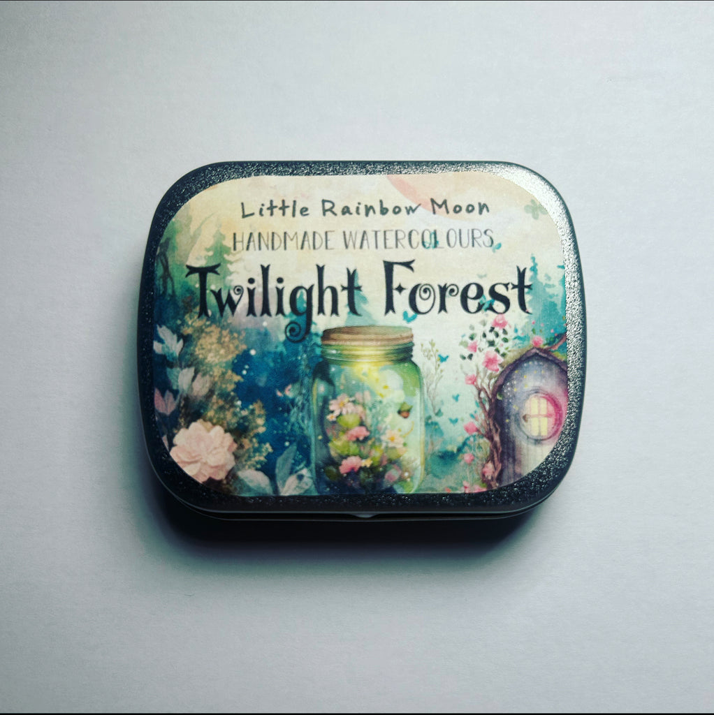 TWILIGHT FOREST - Handmade Watercolour Palette (READY TO SHIP)
