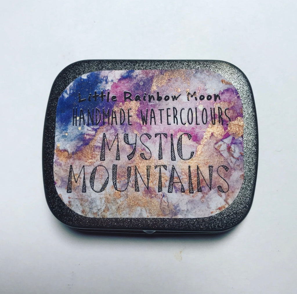 MYSTIC MOUNTAINS - Handmade Watercolour Palette (READY TO SHIP)