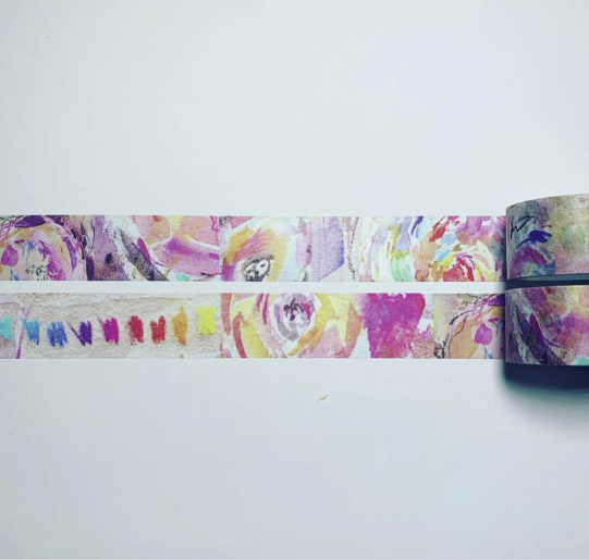 ABSTRACT FLOWERS - WASHI TAPE