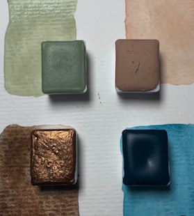VINTAGE VIBES - Handmade Watercolour Palette (READY TO SHIP)